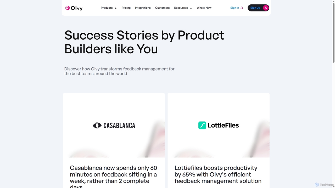 Olvy | Customer Success Stories for Olvy