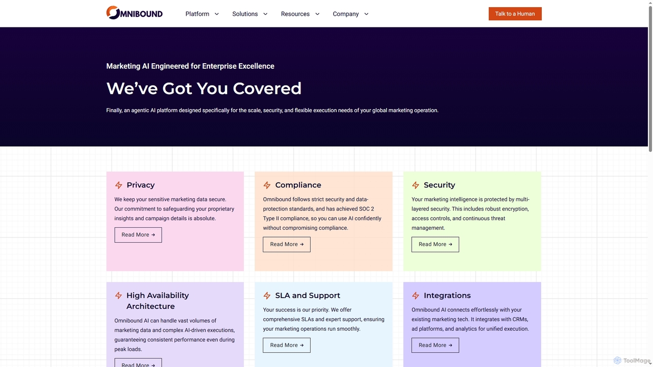 Enterprise Readiness: Scalable, Secure AI for Global Marketing for Omnibound