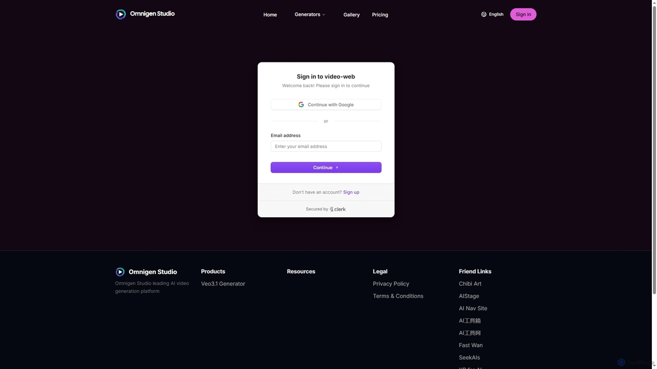 Omnigen Studio - AI Video Generator for Omnigen