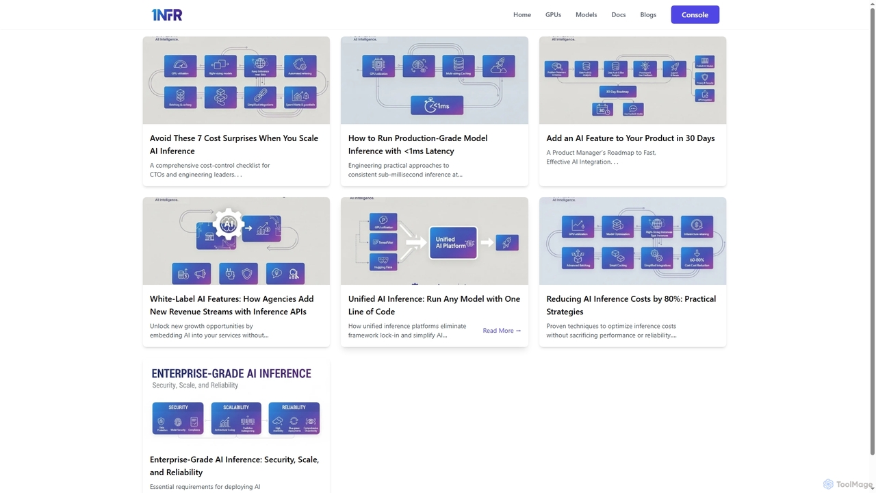 OneInfer - High Performance AI Inference Platform for Oneinfer