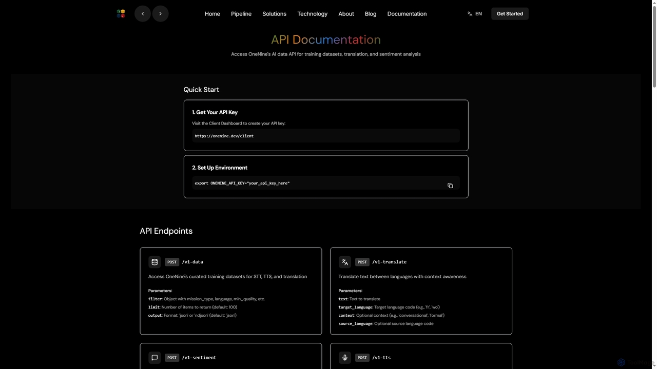 OneNine - Data Supply Chain for AI Training in Low-Resource Languages for OneNine
