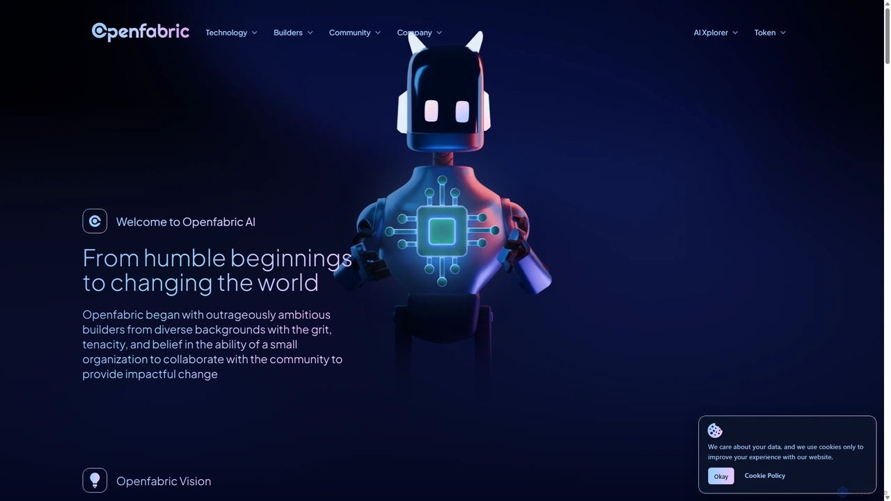 Openfabric AI About for Openfabric