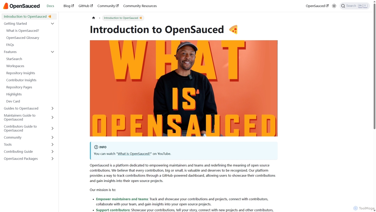 Introduction to OpenSauced 🍕 | OpenSauced for OpenSauced