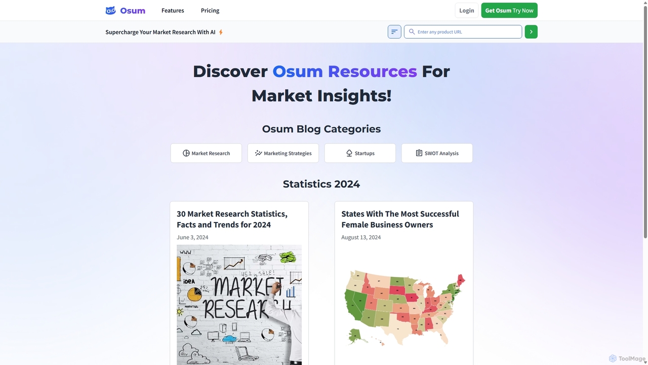 Resources | Osum | Supercharge Your Market Research With AI ⚡️ for Osum