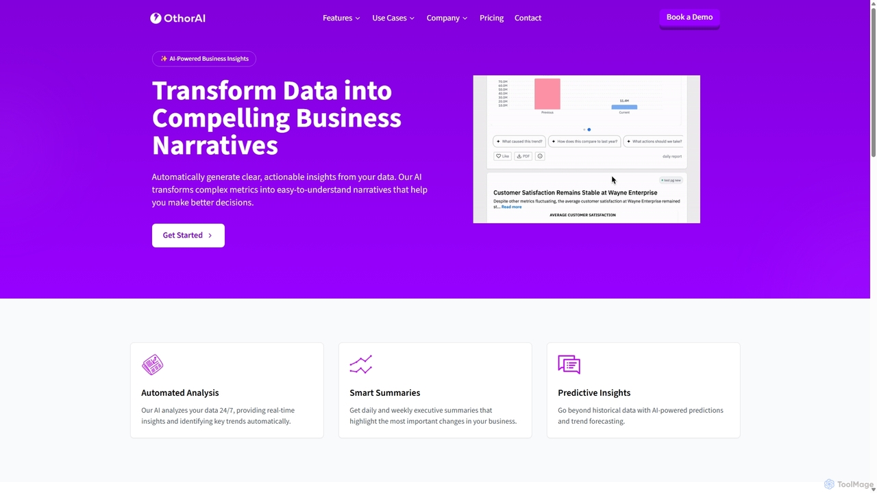 Business Narratives | AI-Powered Insights and Storytelling | Othor AI for Othor AI