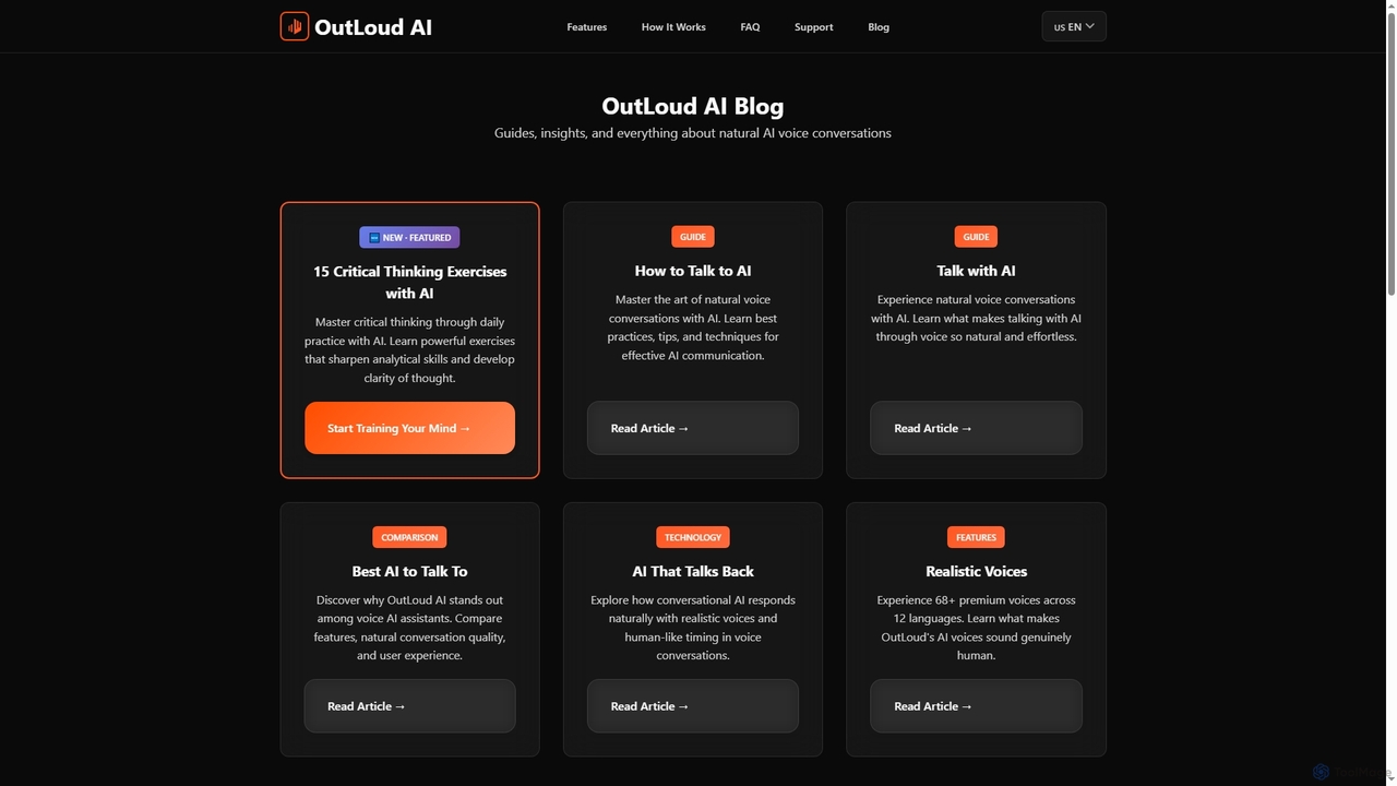 Blog - OutLoud AI | AI Voice Conversation Insights for Outloud