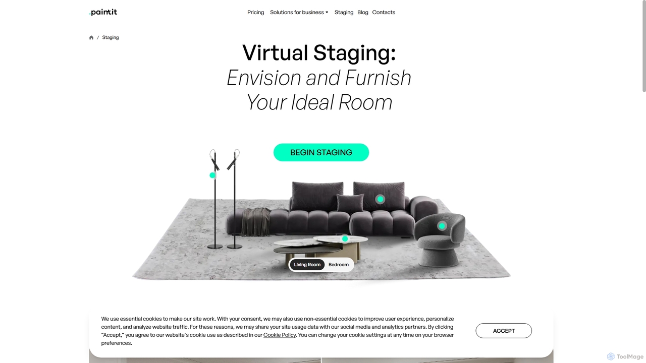 AI-Powered Home Staging Solutions for Paintit.ai