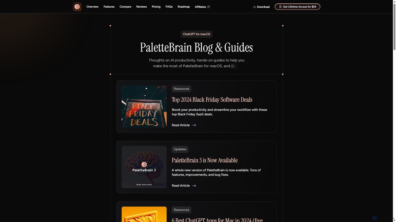Blog · PaletteBrain for PaletteBrain