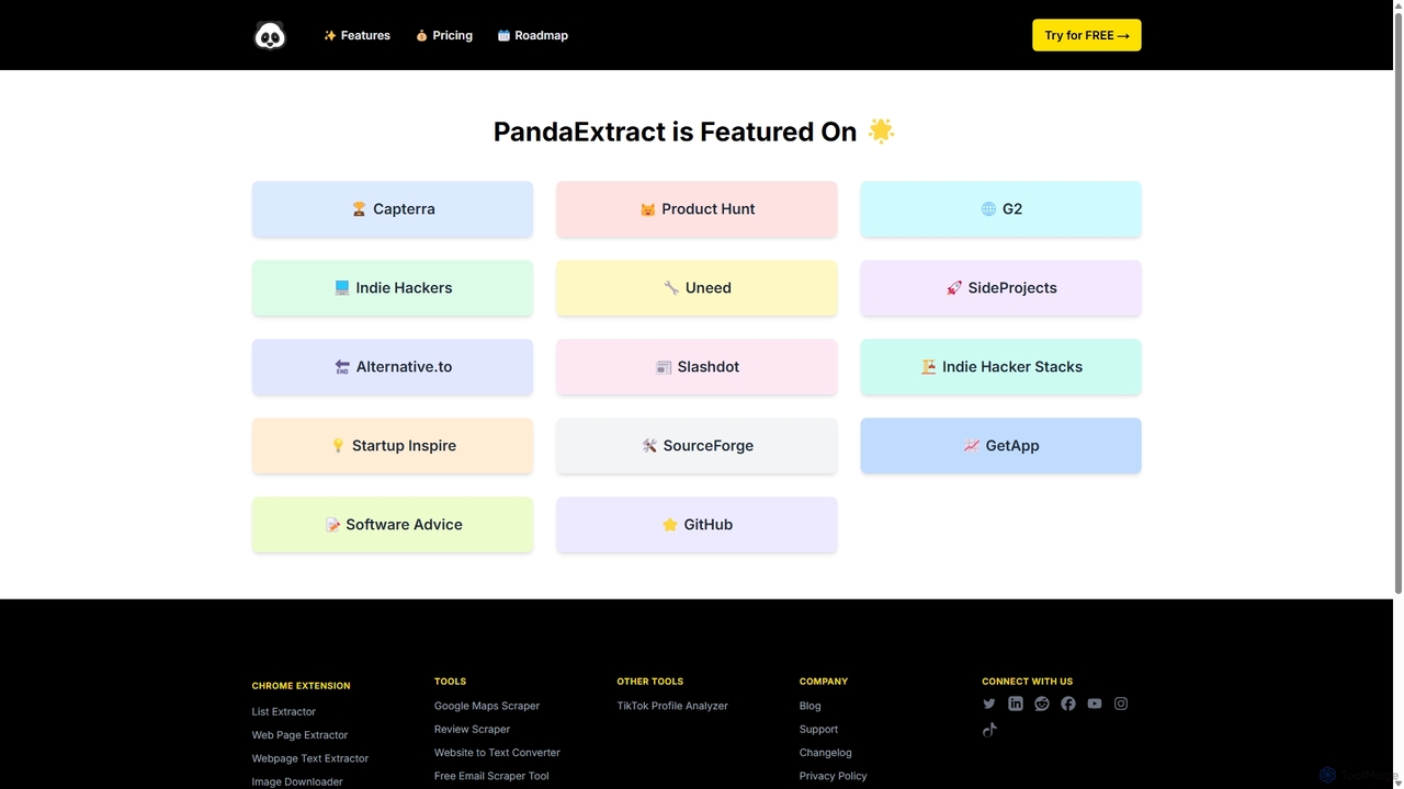 Featured On | Ultimate Web Scraper - PandaExtract for PandaExtract