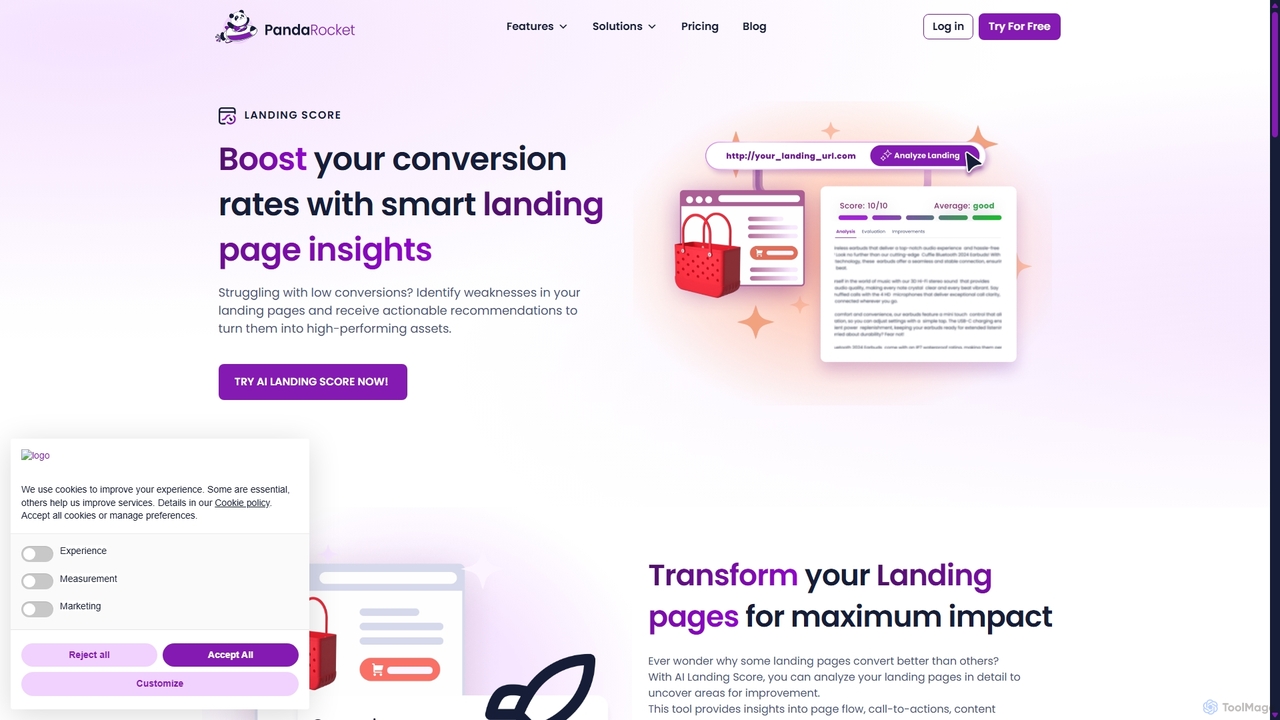 Landing Score: Maximize Your Conversion Rates for PandaRocket