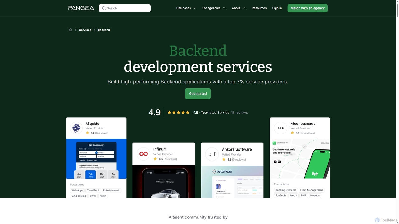 Backend Services | 200+ Clients Served | Pangea.ai for Pangea.ai