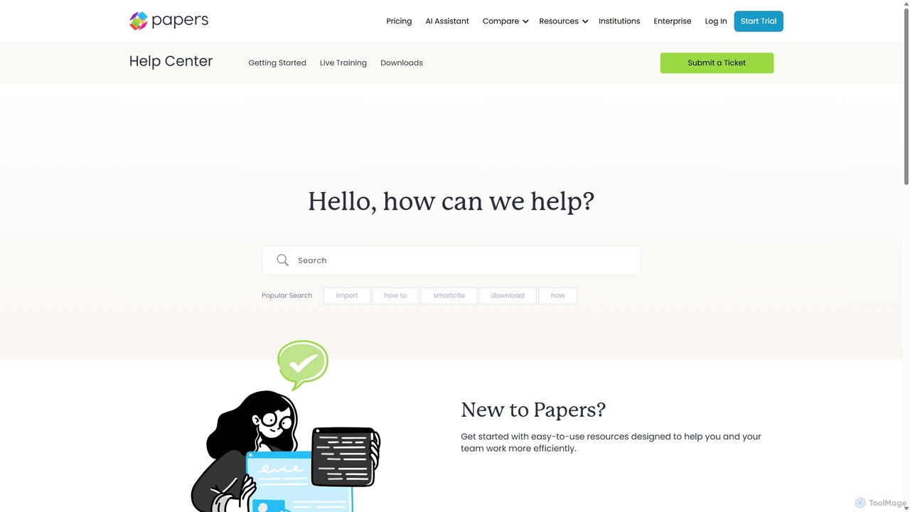 Help Center Archive - Papers for Papers