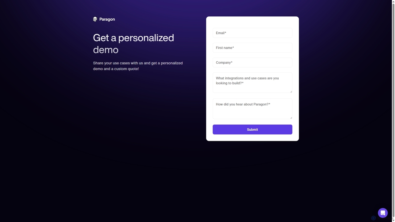 Paragon | Book a Demo for Paragon