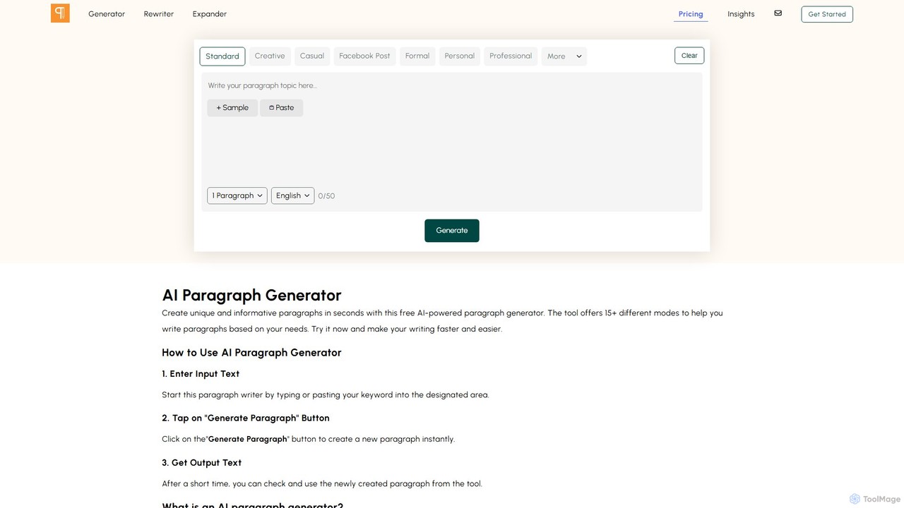 ParagraphGenerator