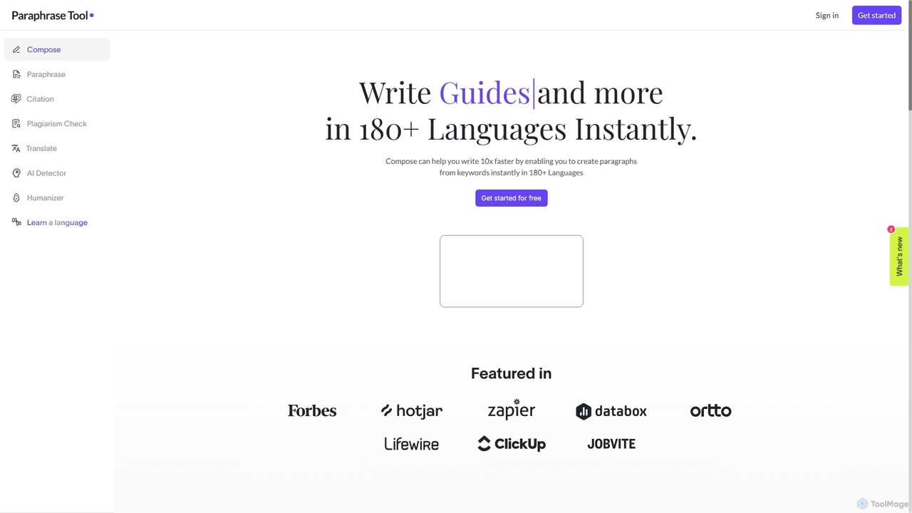 Free Paraphrasing For All Languages for Paraphrase Tool