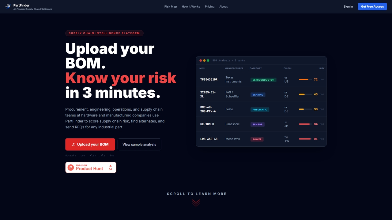 PartFinder
