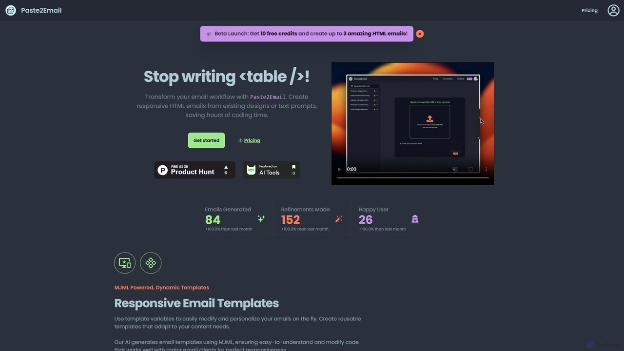 Paste2Email