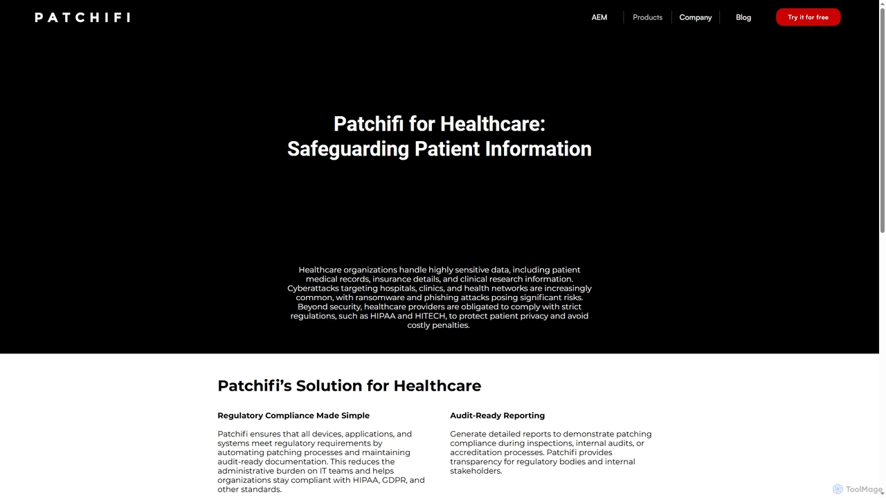 Healthcare | Patchifi for Patchifi