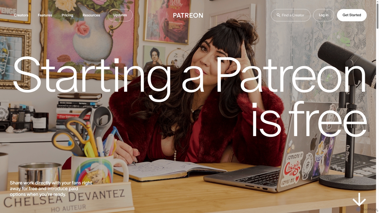 Patreon pricing | start a Patreon account for free — Patreon for Patreon