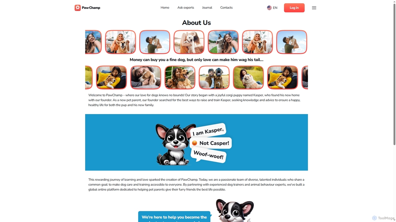 Welcome to PawChamp - we are here to help you become a better pet parent! for PawChamp