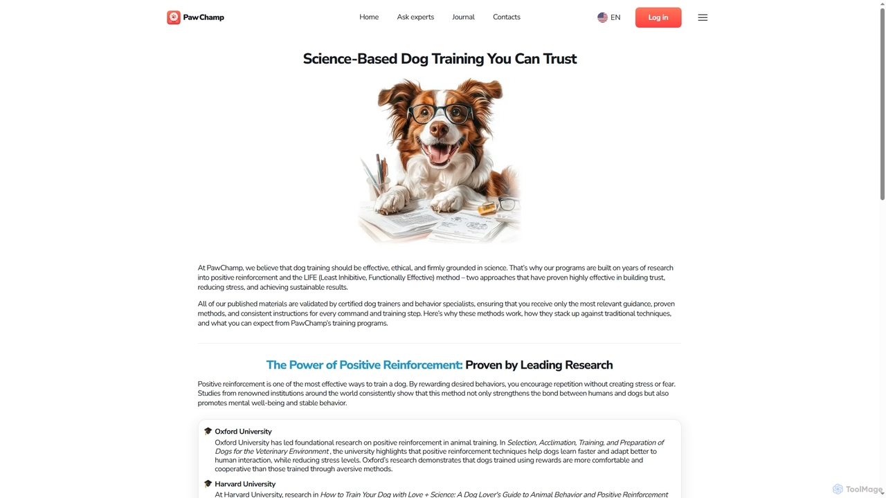 PawChamp Dog Training - humane and effective methods based on science! for PawChamp