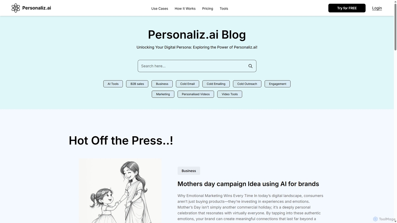 Blog - Boost your outreach response rates with Personalized videos and Audios. for Personaliz