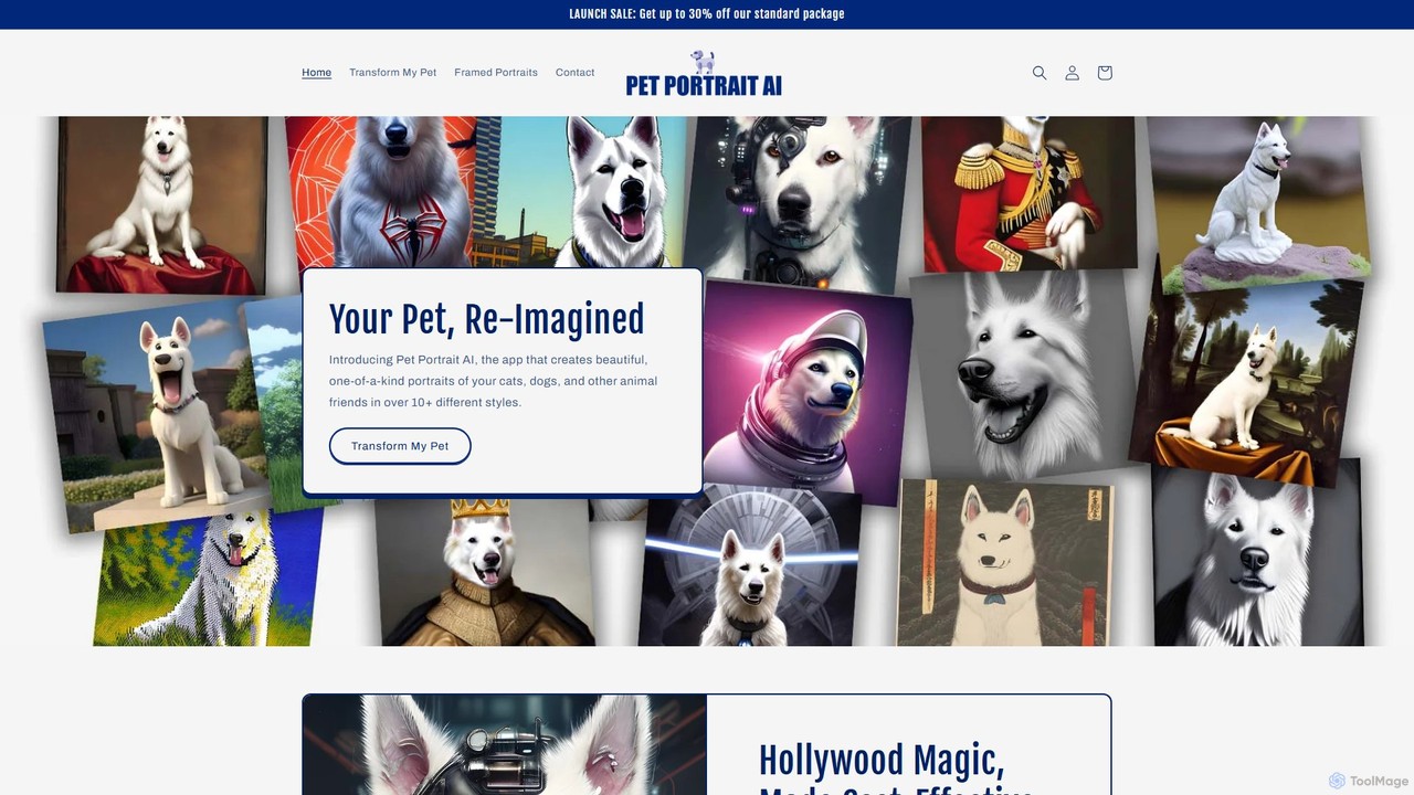 Pet Portrait AI