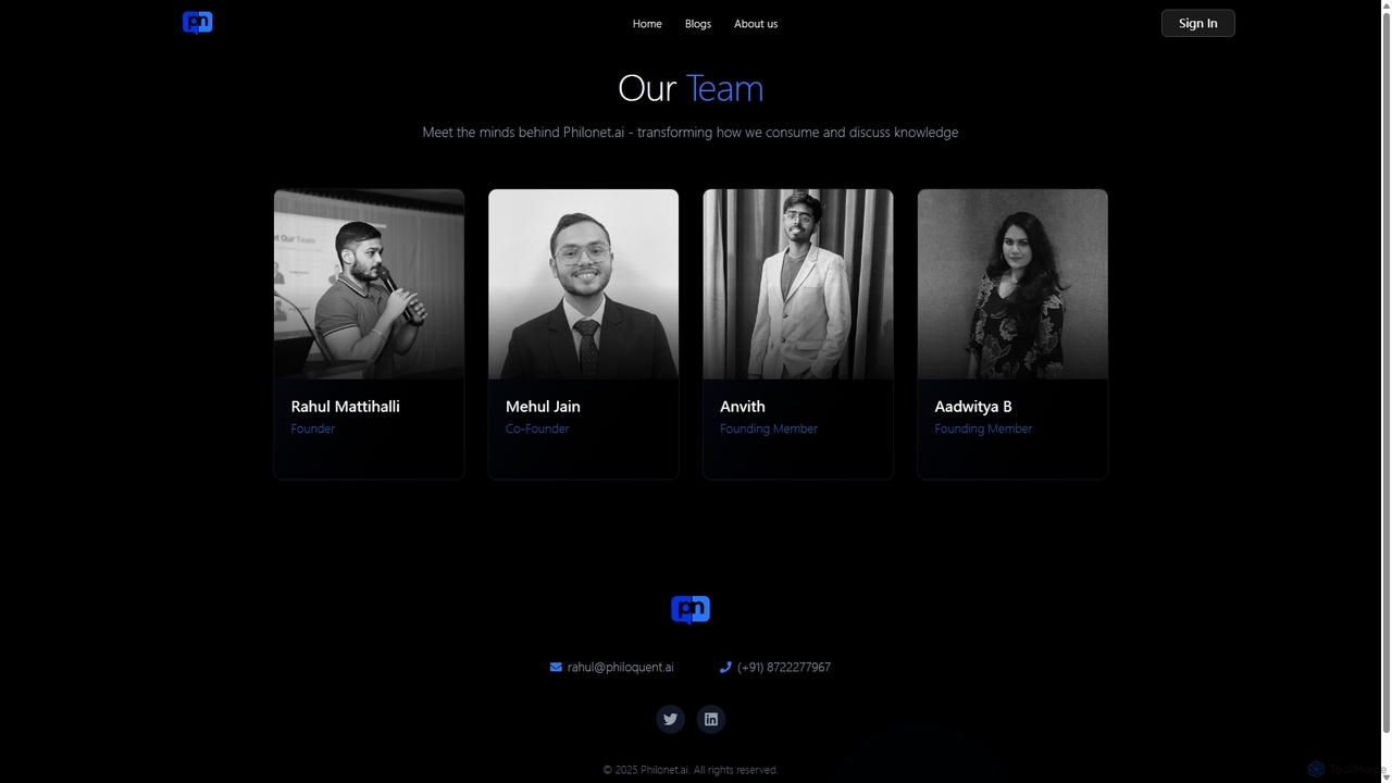 Philonet.ai (formerly philoquent.ai) for Philonet.ai