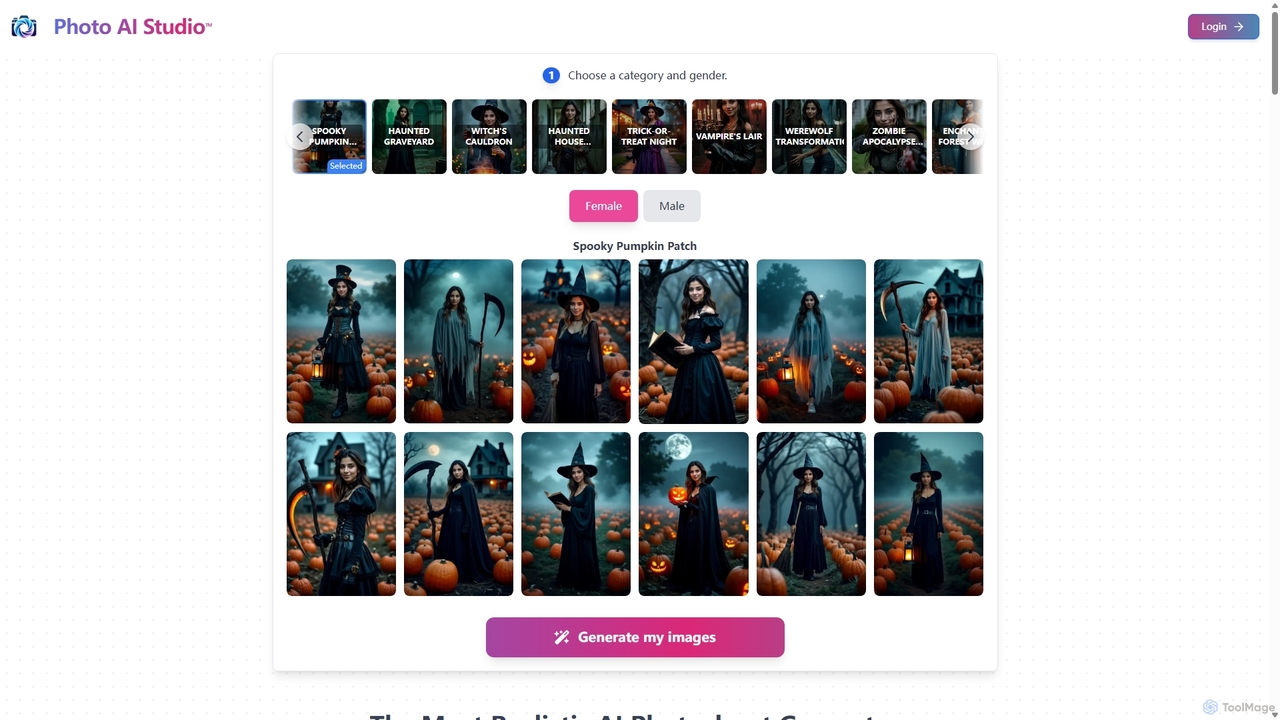 Halloween Costumes - Photo AI Studio for Photo AI Studio