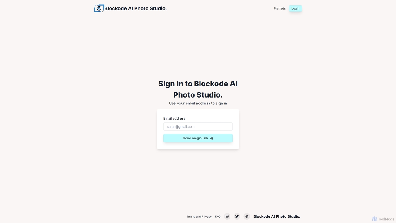 Generate Custom AI Photoshoot - Blockode AI Photo Studio for Photostudio