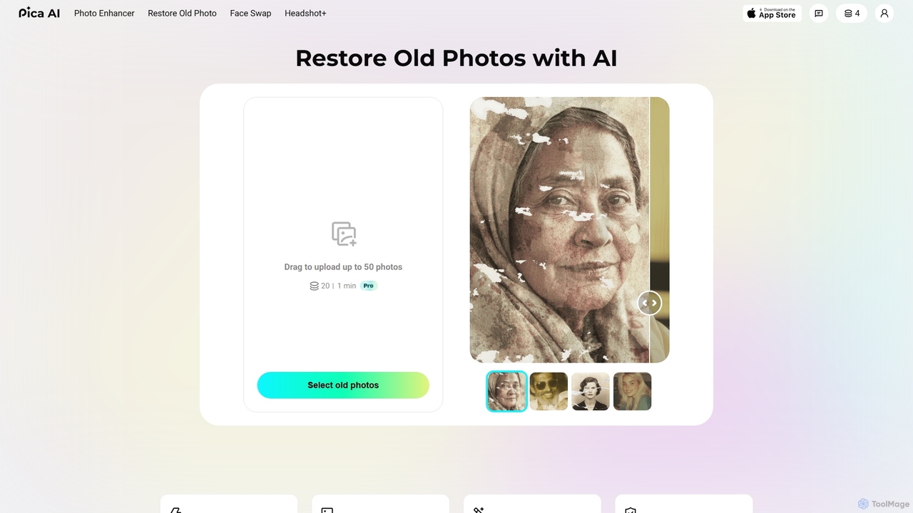 Photo Restoration – Restore Old Photos with Pica AI for Pica AI