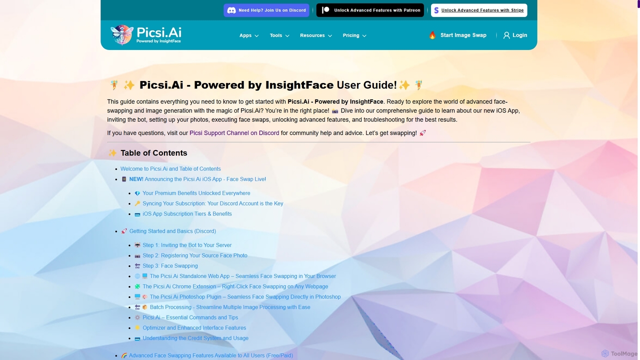 Picsi.Ai Documentation and User Guide for Picsi