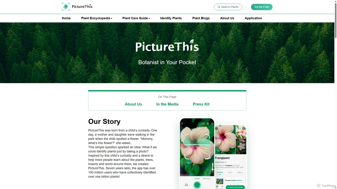PictureThis - About us for PictureThis