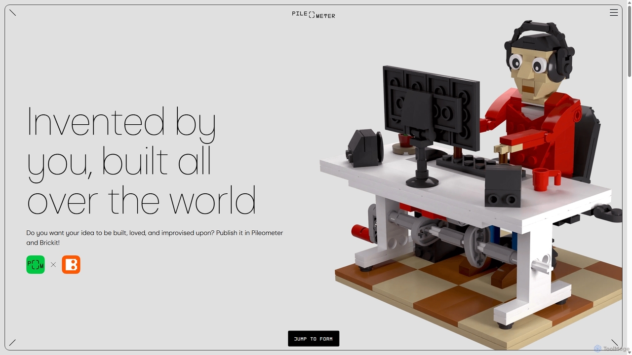 Invented by you, built all over the world for Pileometer