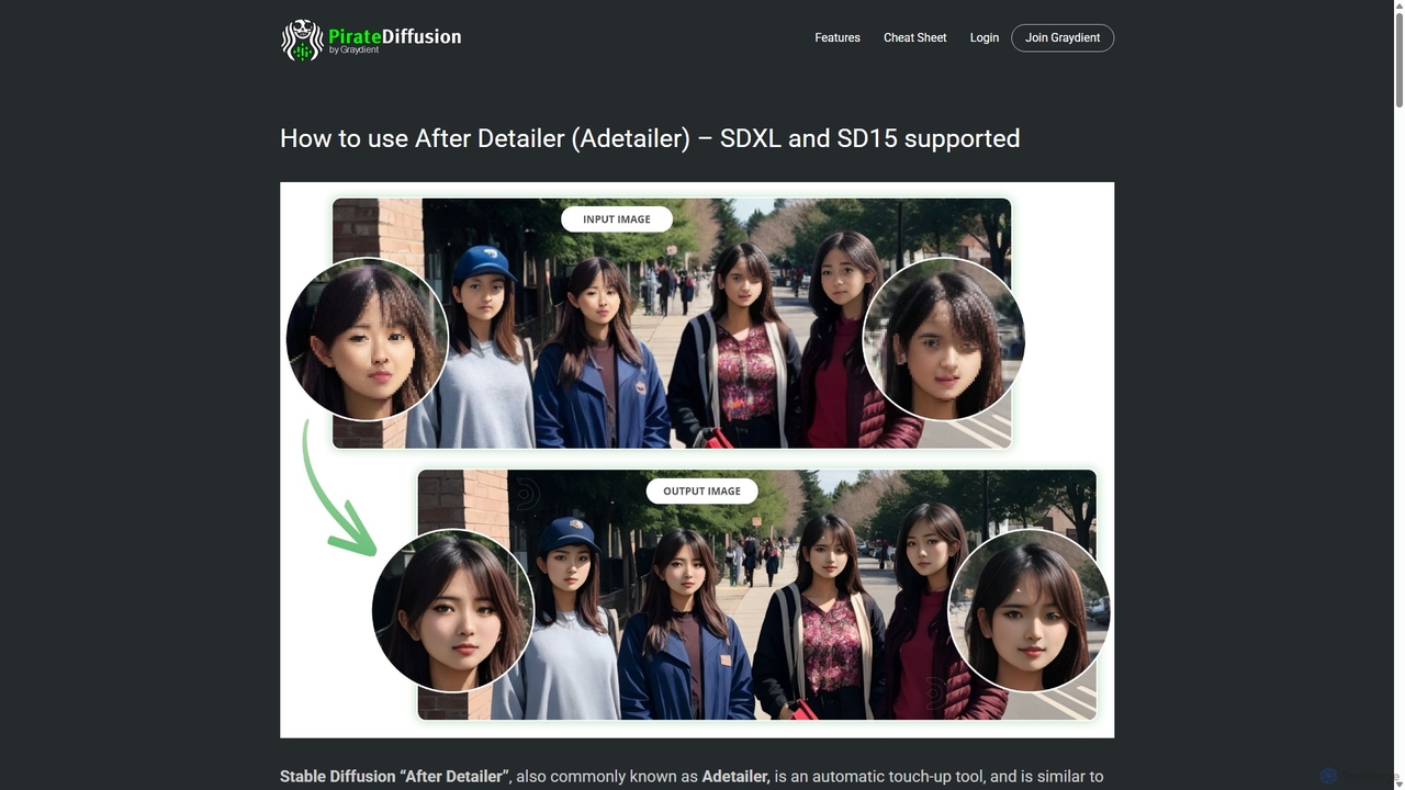 How to use After Detailer (Adetailer) in Stable Diffusion, our adetailer tutorial - PirateDiffusion - The Stable Diffusion Community | Prompt Different. for Piratediffusion
