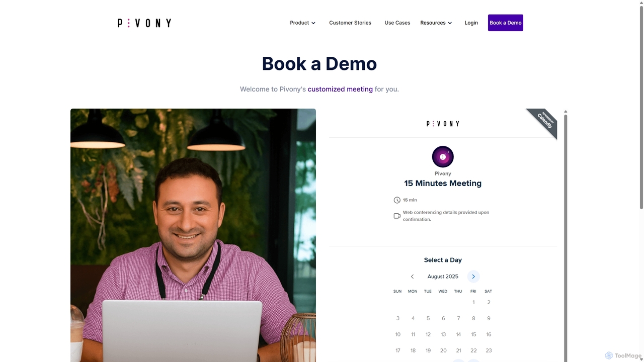 Book a Demo | Pivony Consumer Intelligence Platform for Pivony