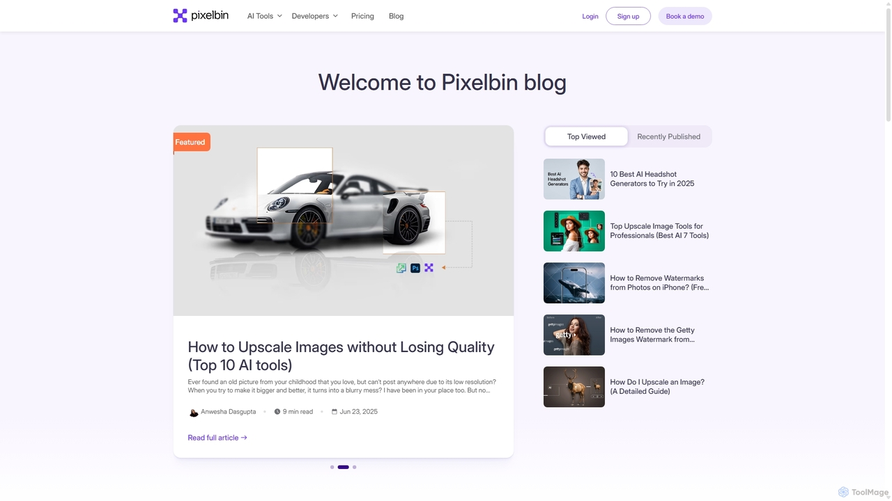 Pixelbin Blog: AI Photo Editing Tutorials & Updates for Pixelbin