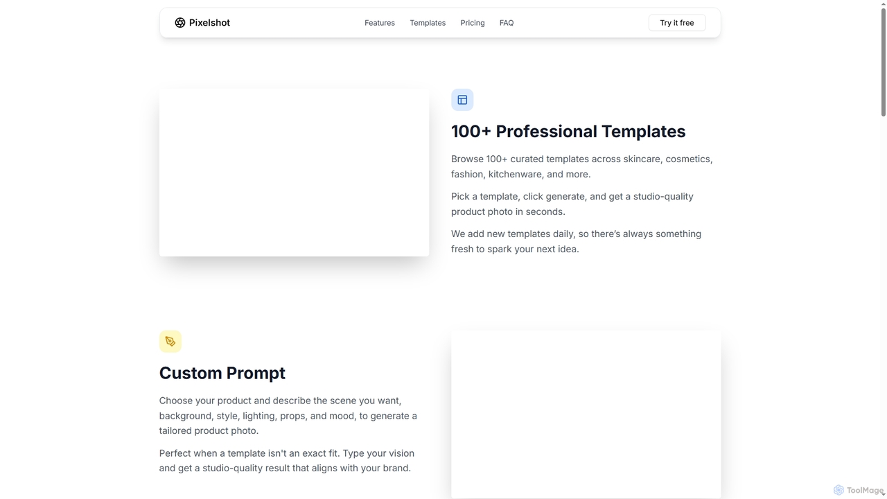 Features - Pixelshot for Pixelshot