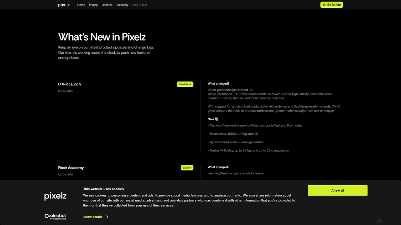 What’s New in Pixelz | Latest AI Workflow Updates & Features for Pixelzzz