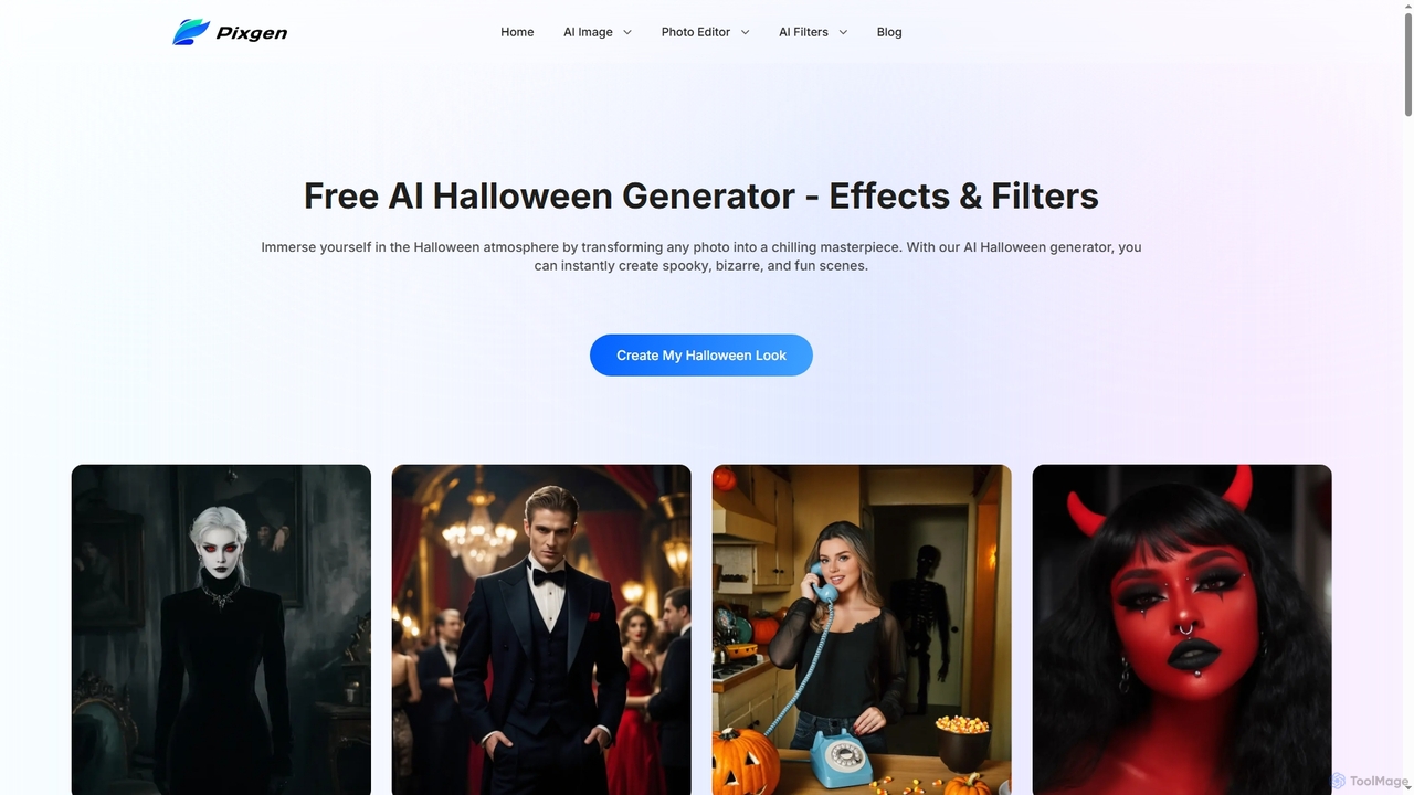 Free AI Halloween Generator - Spookify Your Photos In Seconds for Pixgen