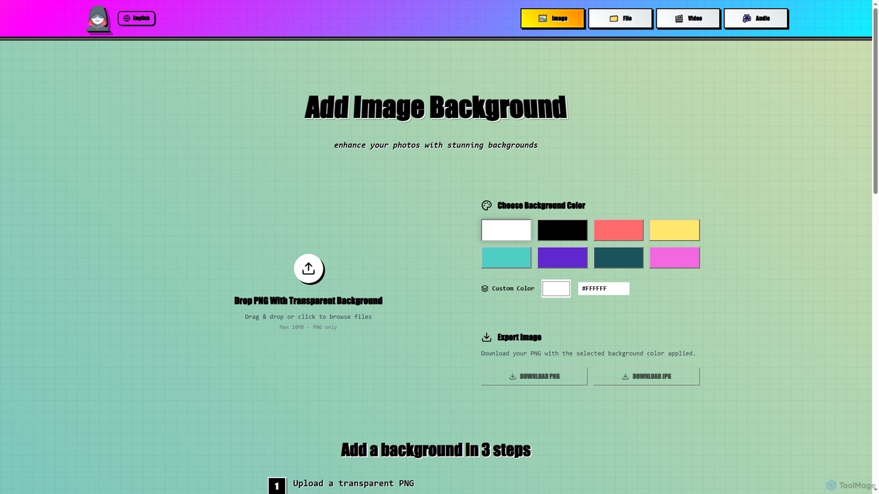 Add Image Background | PixPunk AI for PixPunk