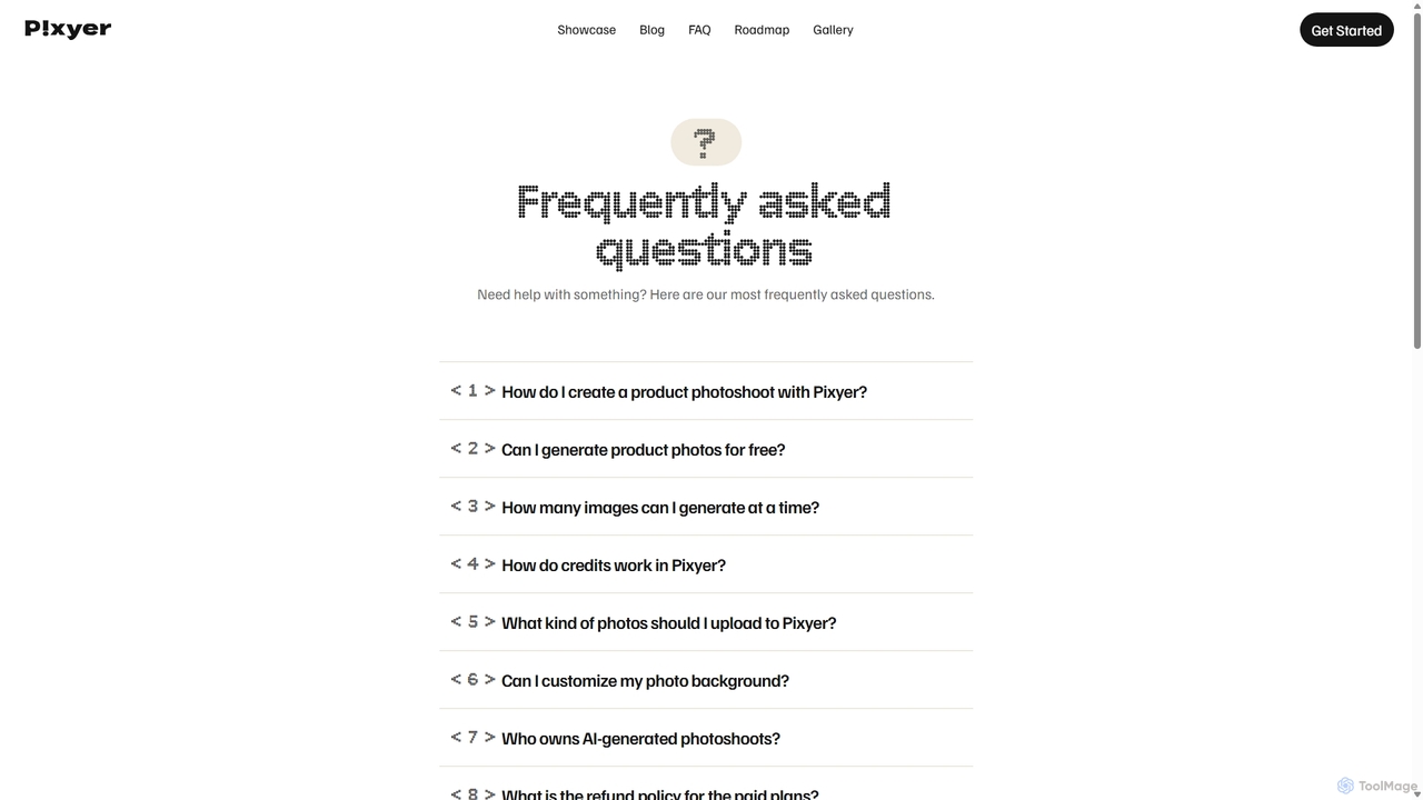 Support - Pixyer | Guidance on AI Generated Product Photos for Pixyer