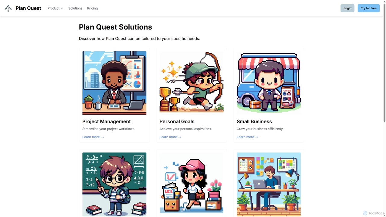 Plan Quest Solutions | Plan Quest for Plan Quest