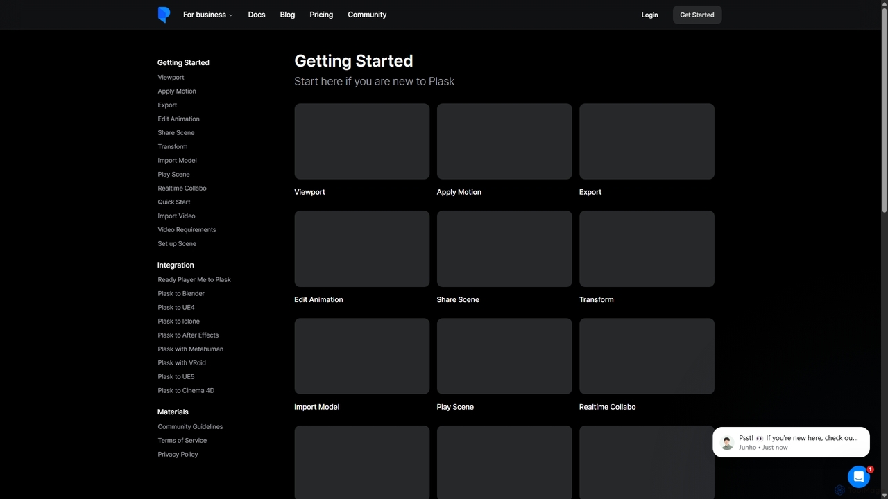 Documentation | Plask Motion for Plask