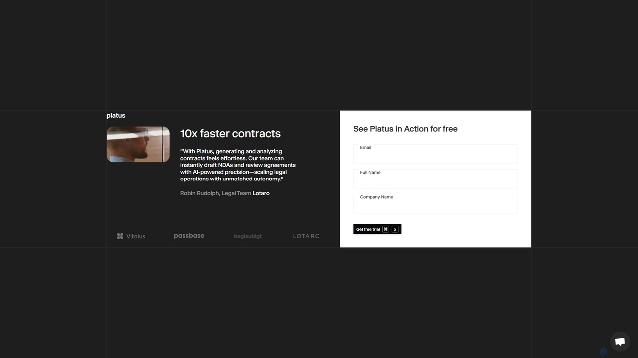 Platus - Instant Legal Infrastructure for Platus