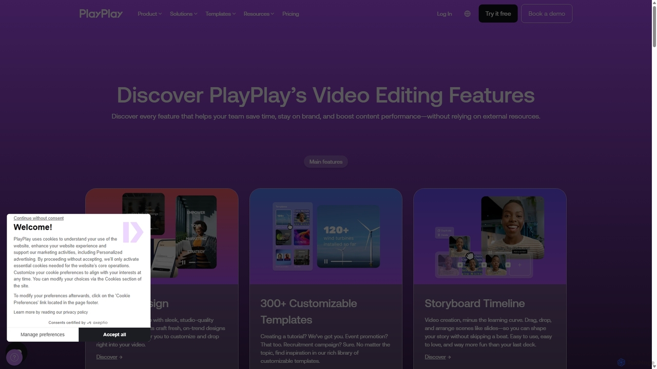 PlayPlay’s Video Editing Features – Online Video Creation Tool for PlayPlay