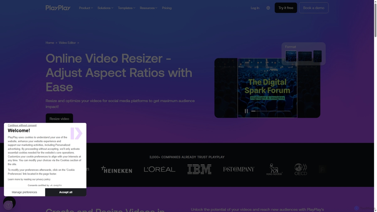 Video Resizer - Resize Your Videos Online for PlayPlay