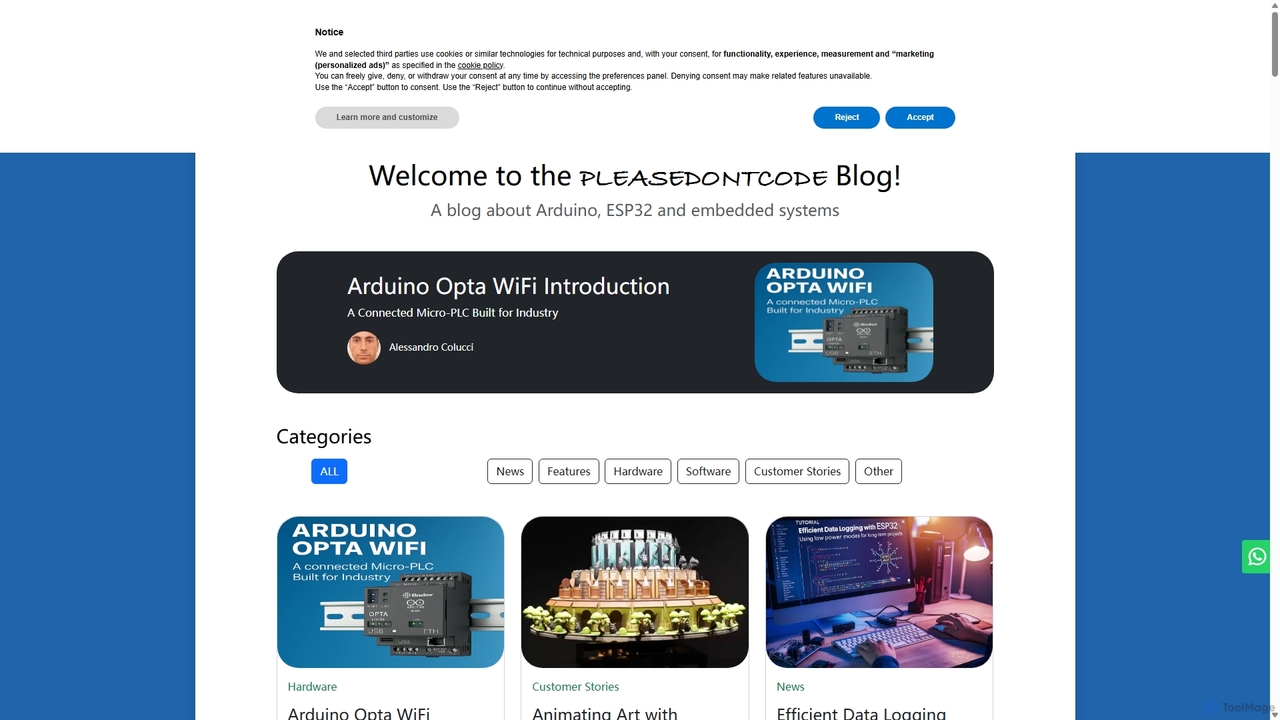 Please Don't Code Blog for Pleasedontcode