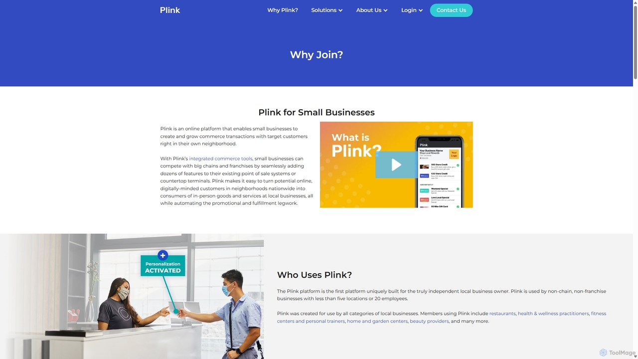 Plink - Why Join? for Plink