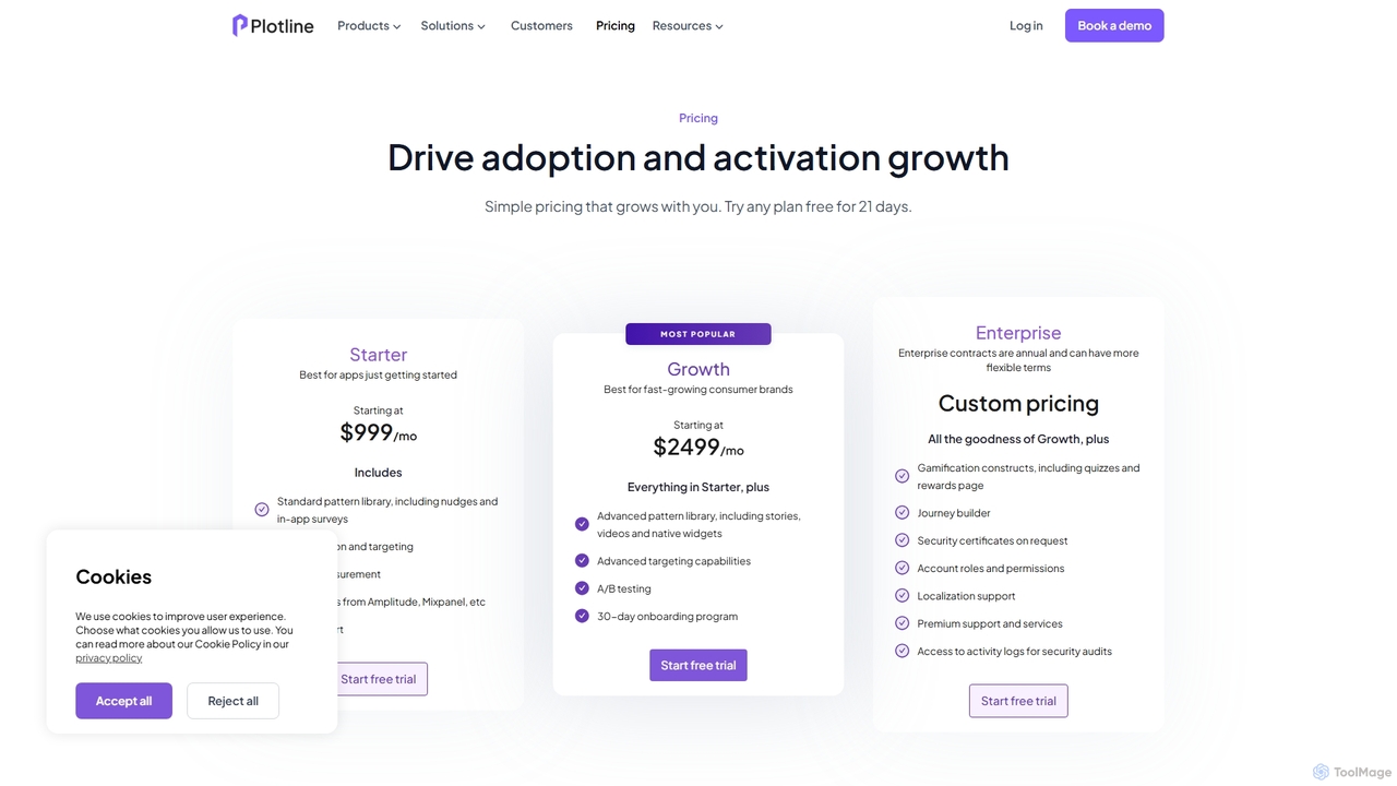 Pricing Plan | Plotline for Plotline